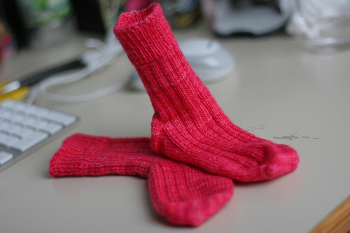 Basic handknit socks