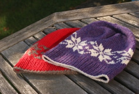 Snow Stars hats for the kids